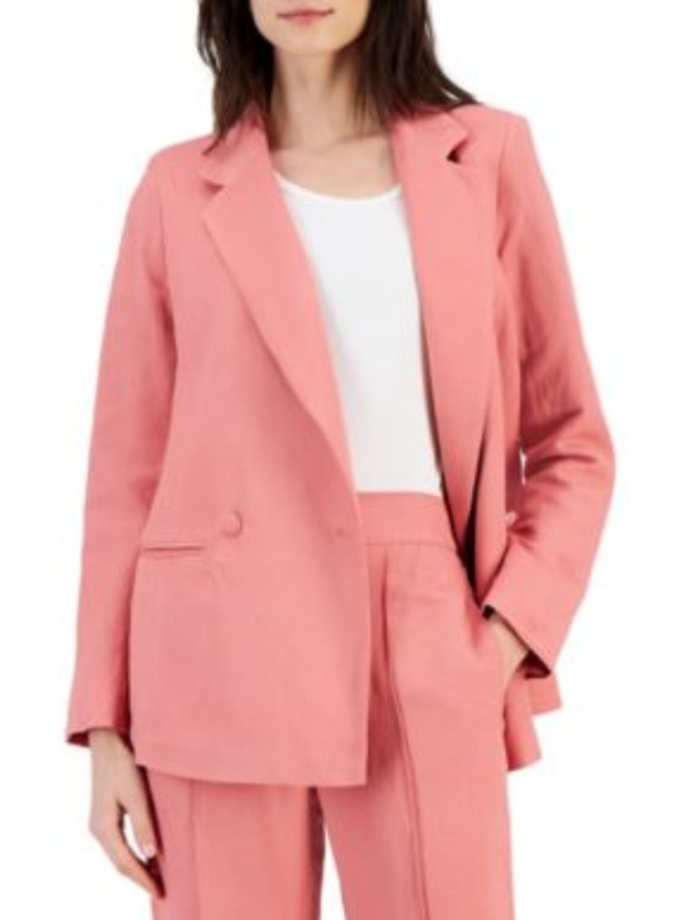NET Alfani Pink Oversized Blazer Jacket